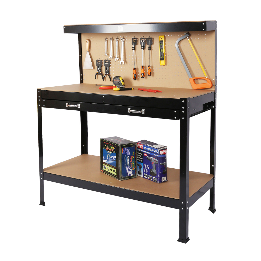 Workshop Tools Bench - Steel Workbench Tool Storage Work Bench