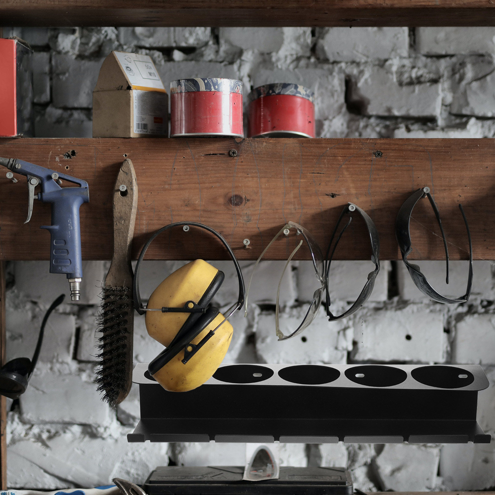Workshop Tools Wall - 1Set Heavy Duty Metal Power Tool