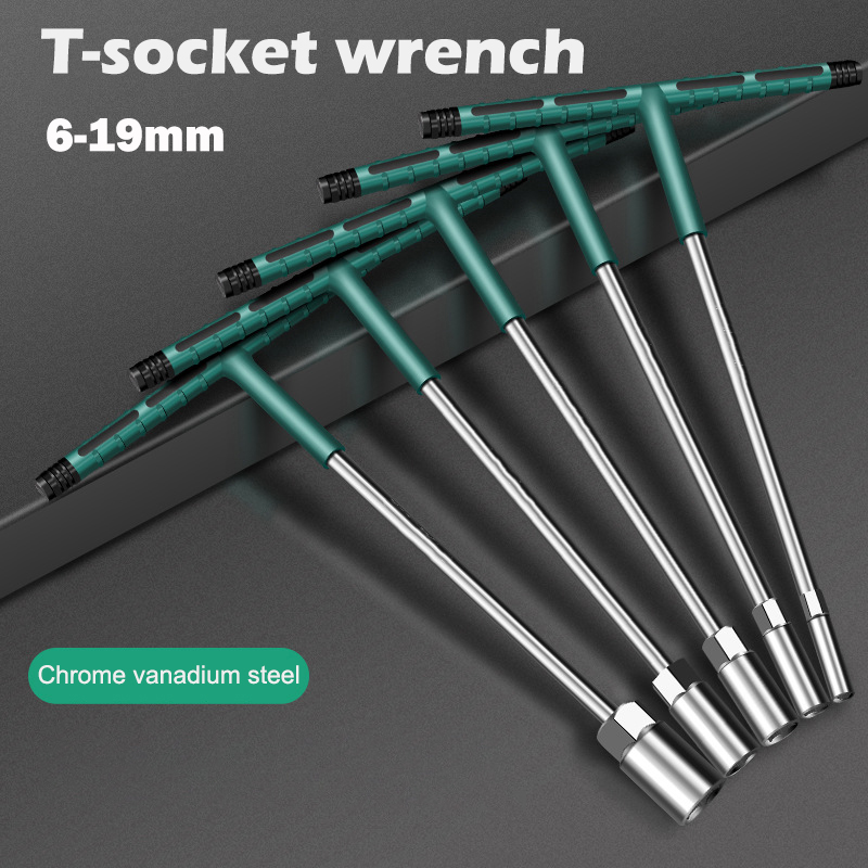 Car Workshop Tools And Equipment - 6-19mm T Socket Torque Wrench Rubber