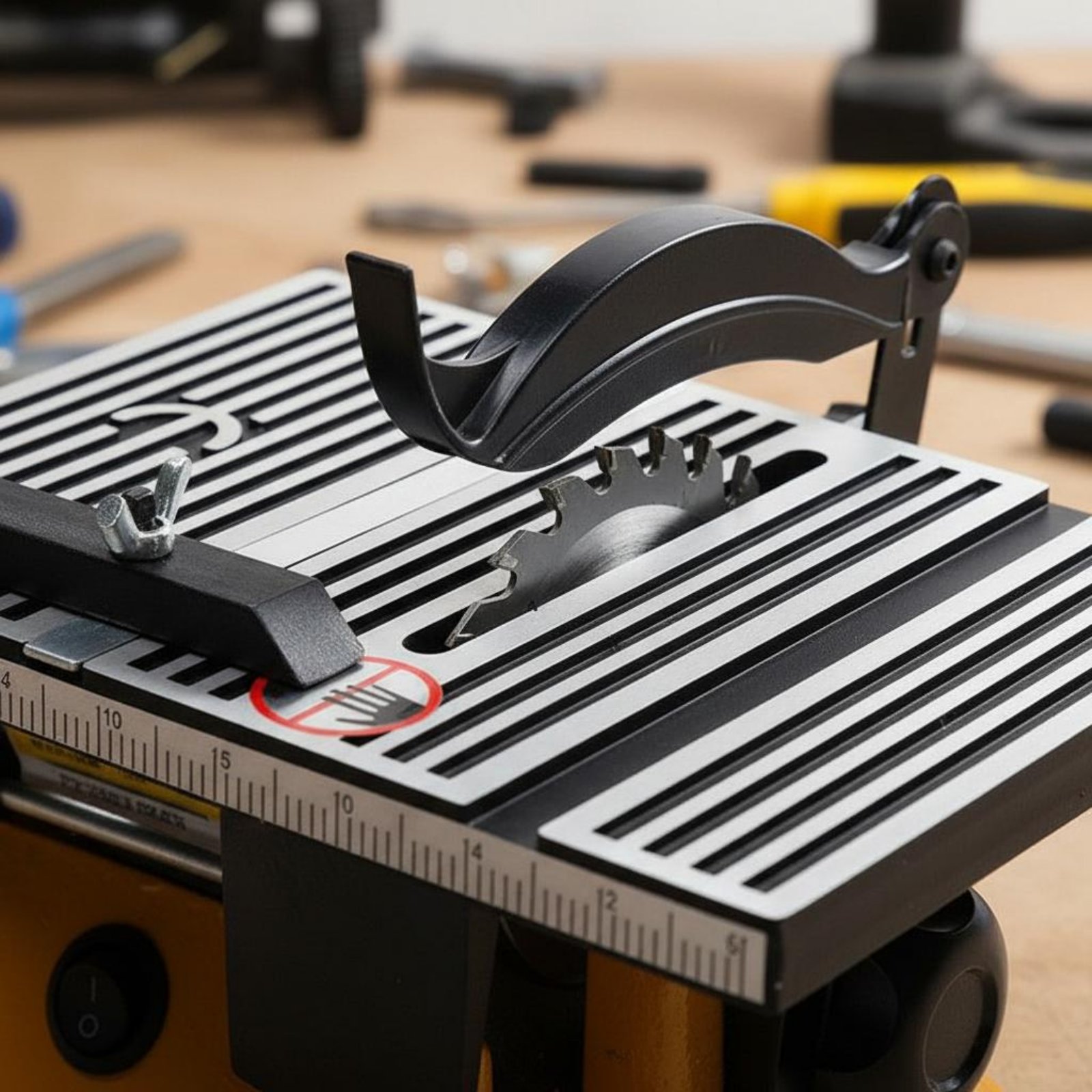 Workshop Tools Bench - Mini Table Saw Portable Miniature Bench