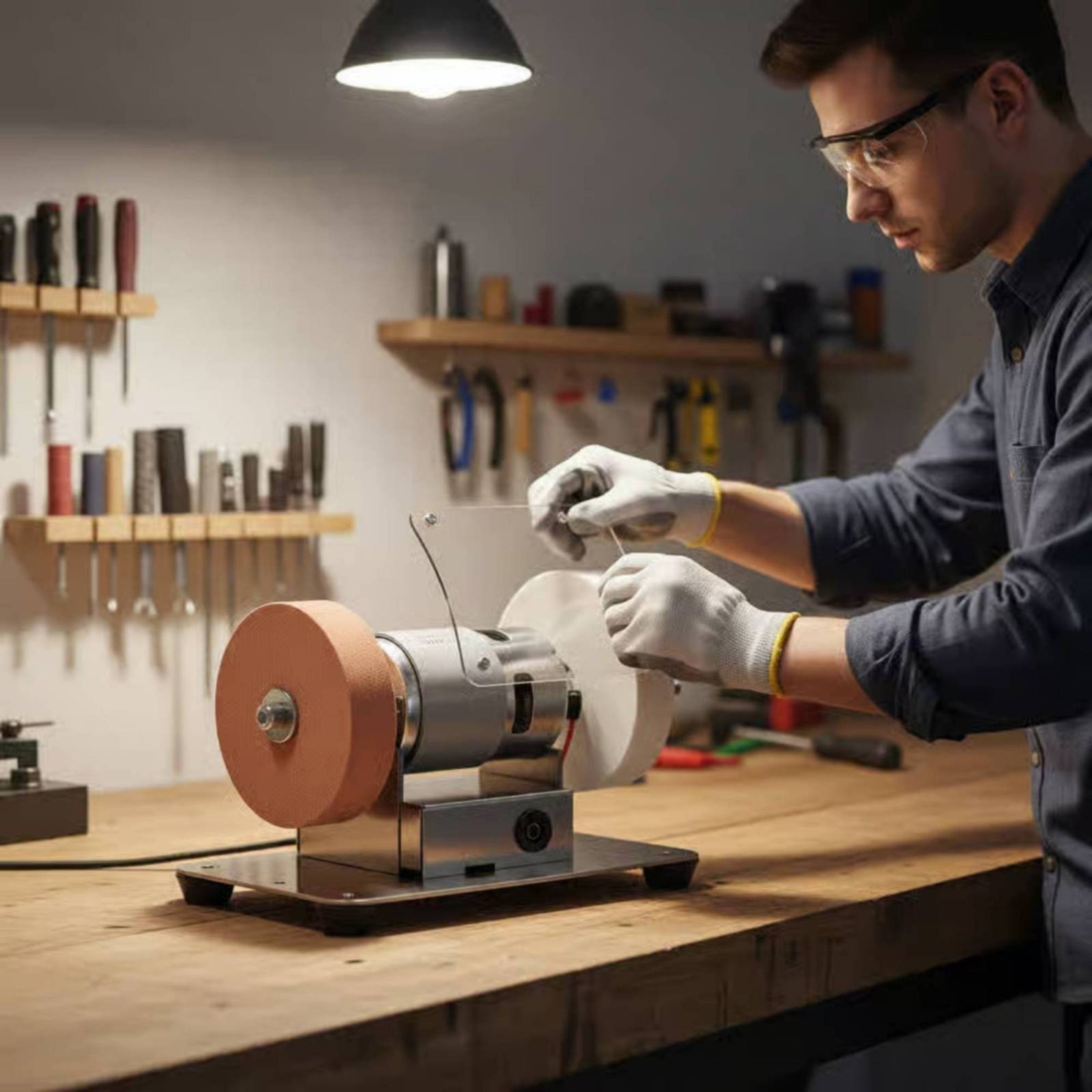 Mini Bench Grinder Multifuncti - đánh giá và giá Workshop Tools Bench
