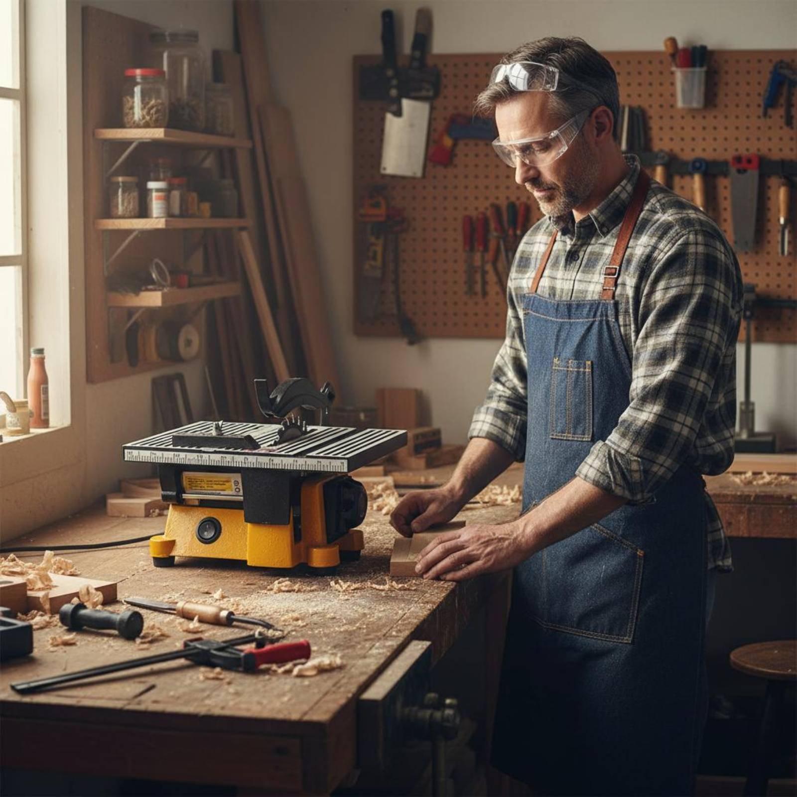 Mini Table Saw Portable Miniat - đánh giá và giá Workshop Tools Bench